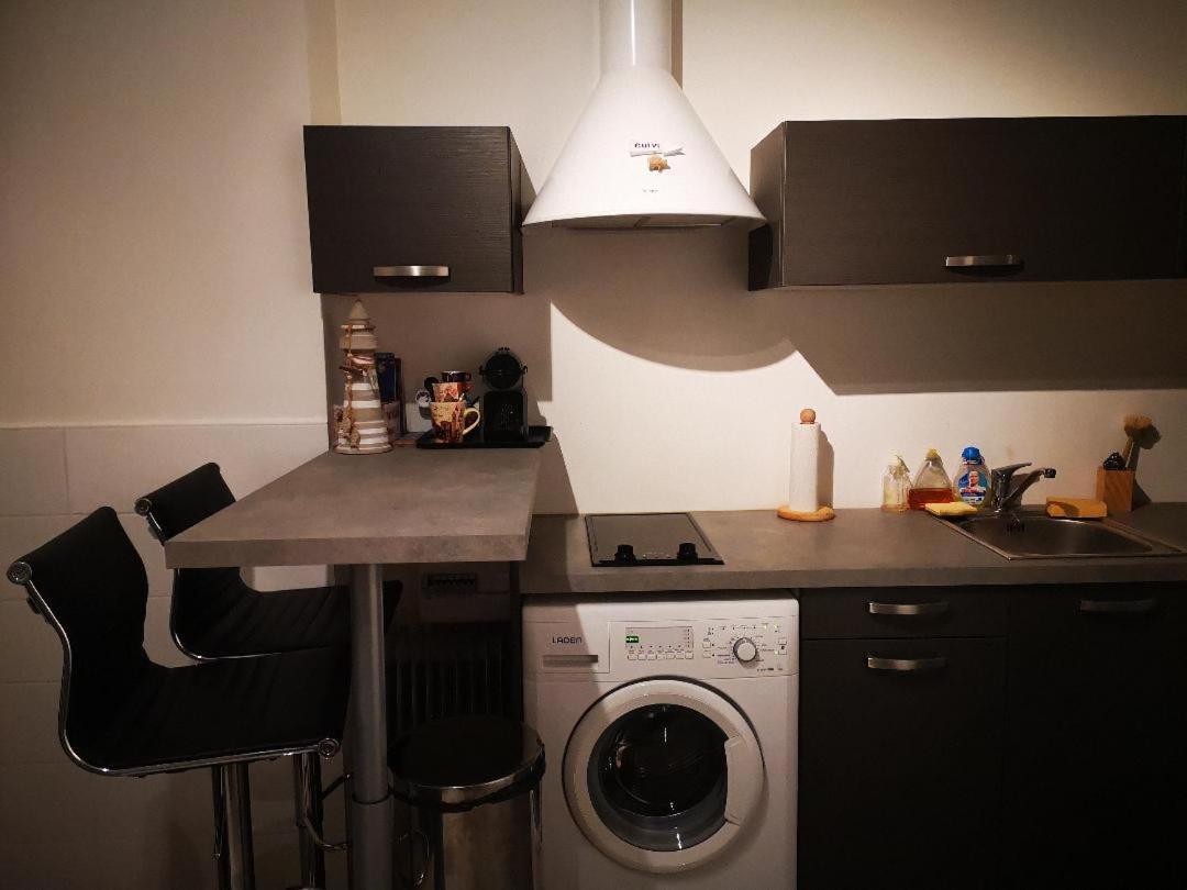 Superbe studio meublé cosy avec patio au calme Jean médecin Niza Exterior foto